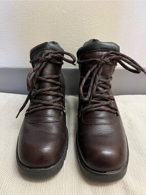 Vintage Santana Canada Terra Firma Boots Women Size 10 Made In Canada Brown